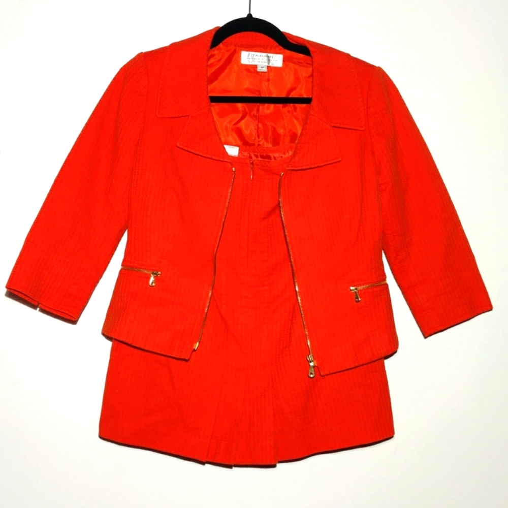 Tahari Women's Orange Jacket